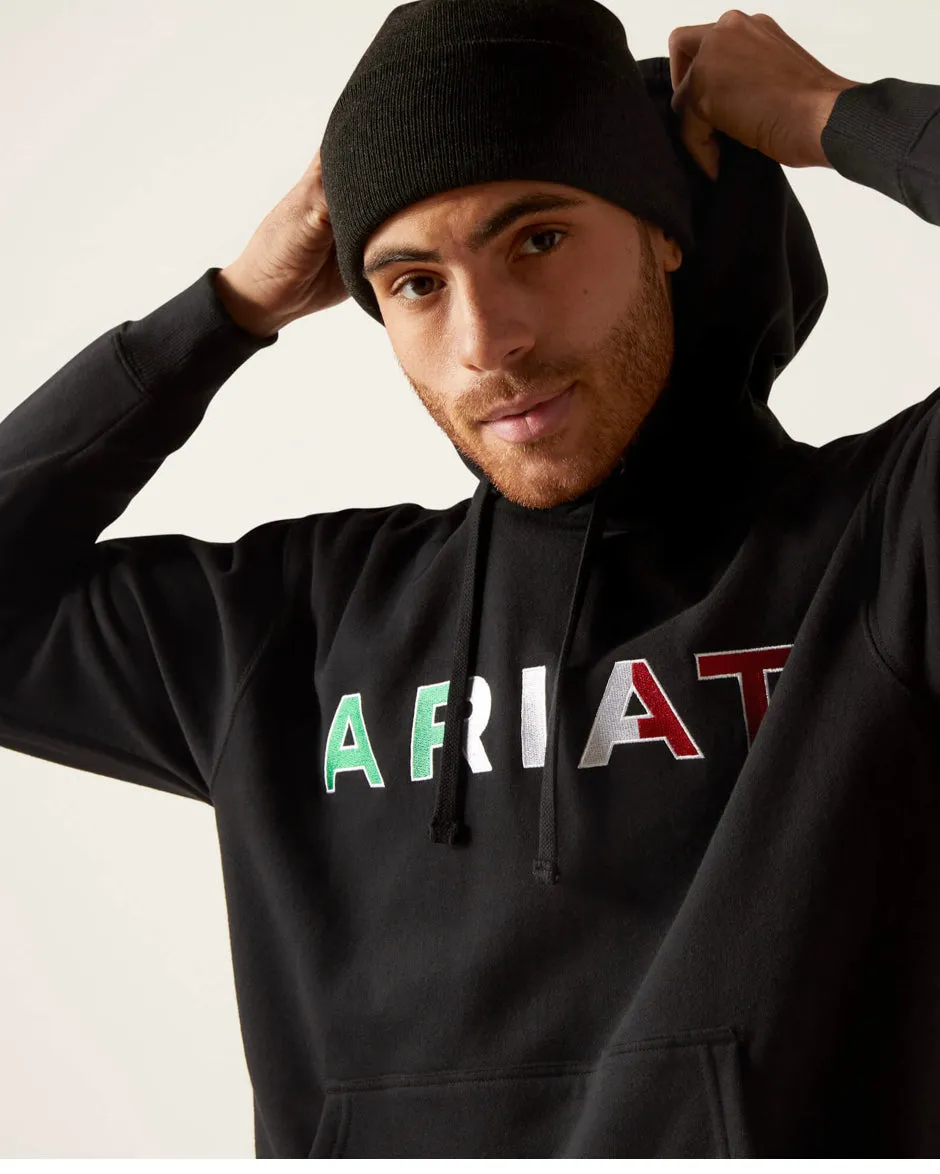 Ariat Mens Mexico Hoodie Black