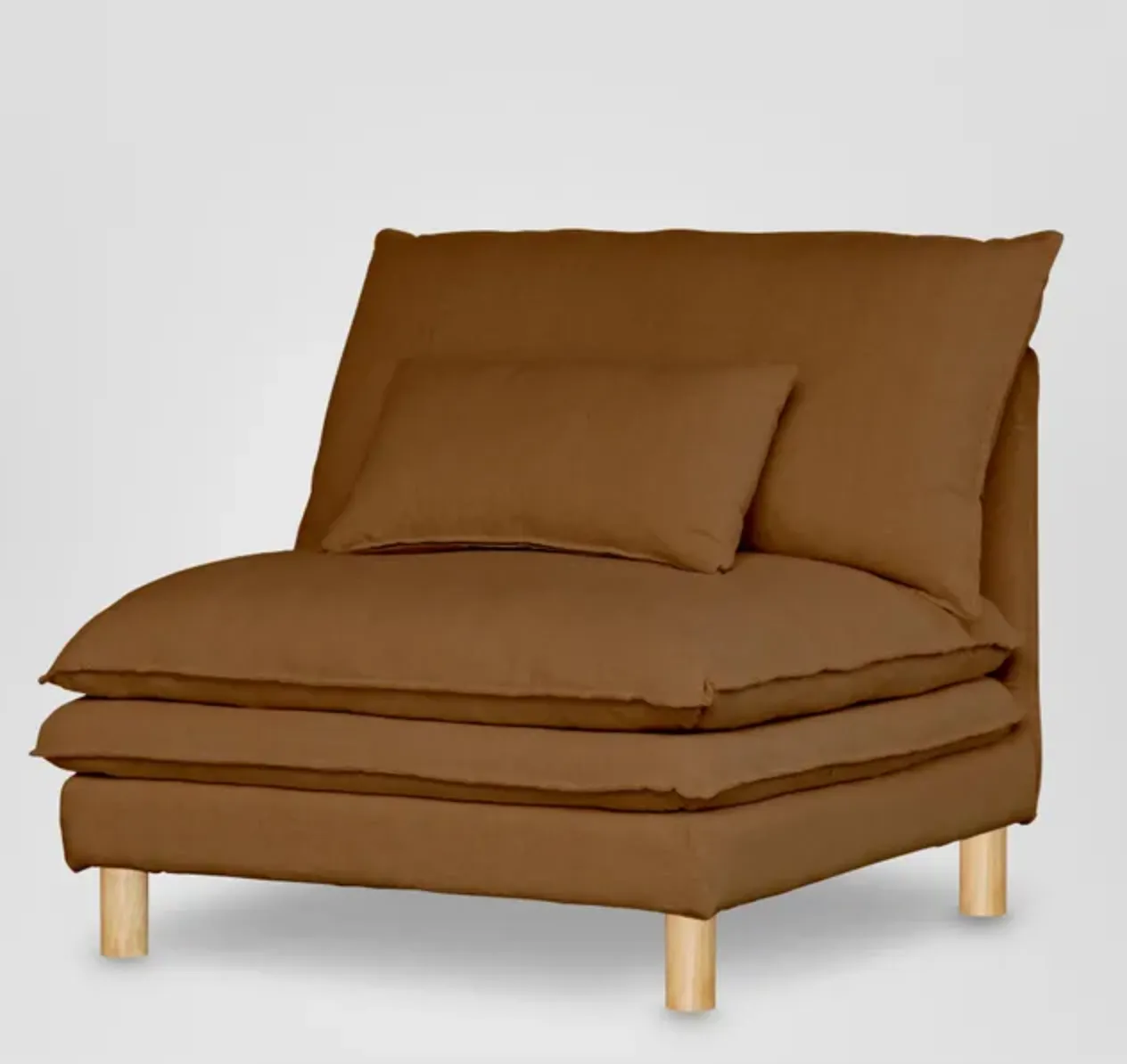 Aura Single Seat Sofa - Brown Sugar