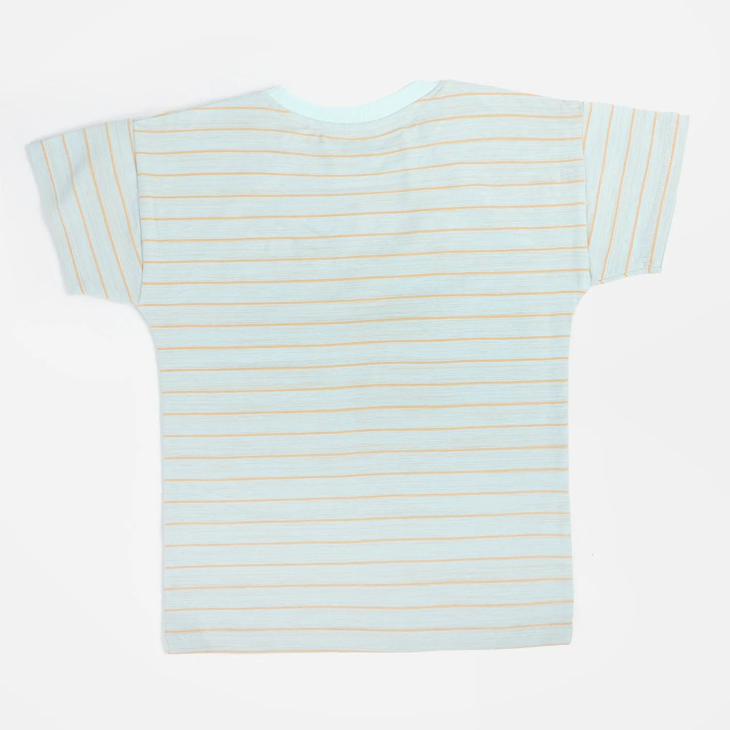 Boys Cotton T-Shirt Character - Light Blue