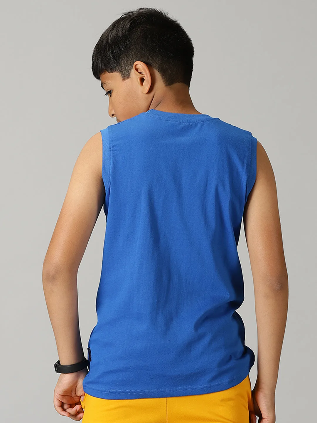 Boys Printed Sleeveless Tee