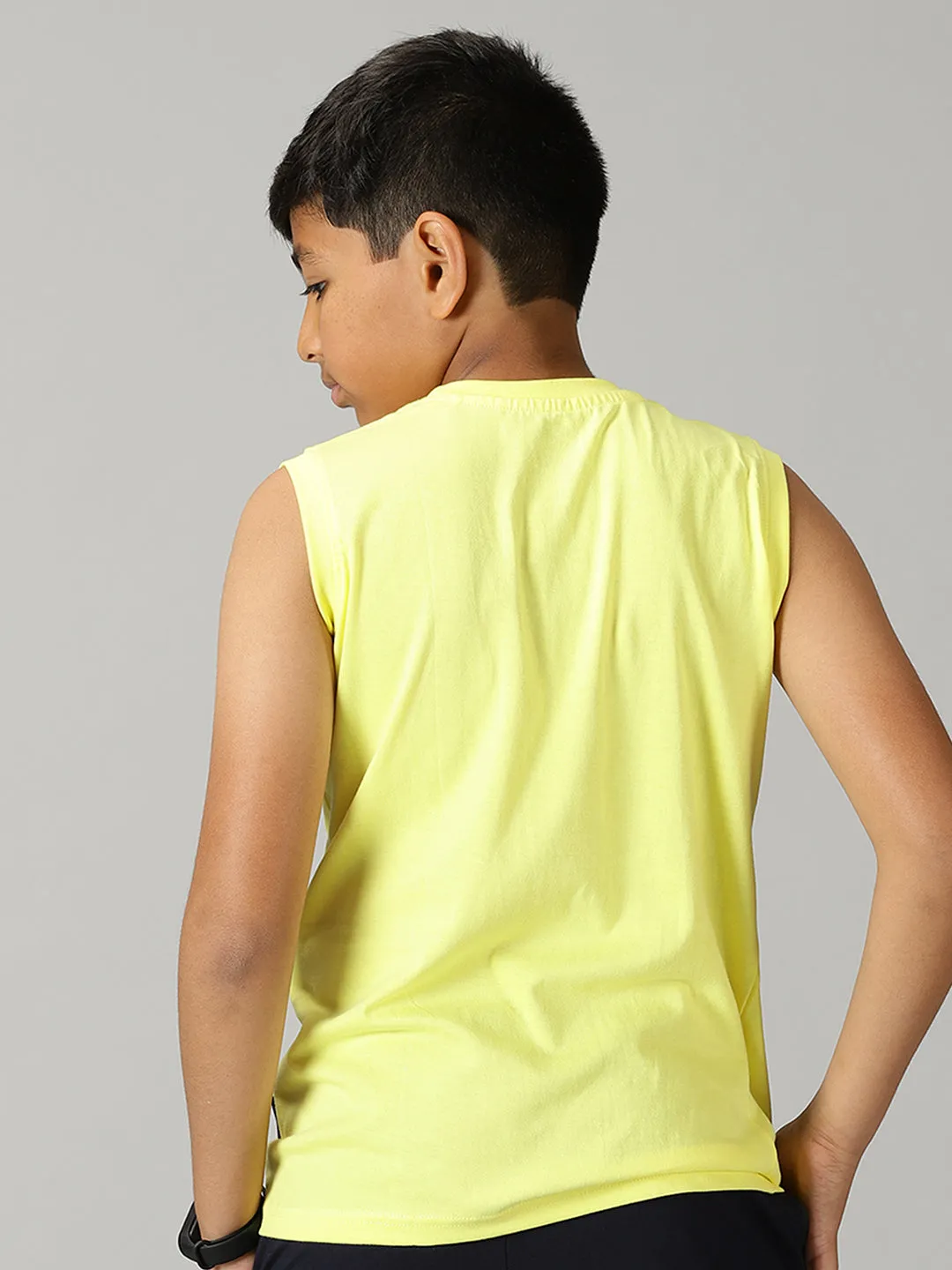 Boys Printed Sleeveless Tee