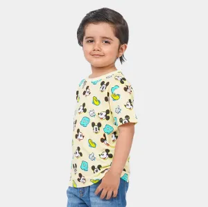 Boys T-Shirt Character | Light Yellow