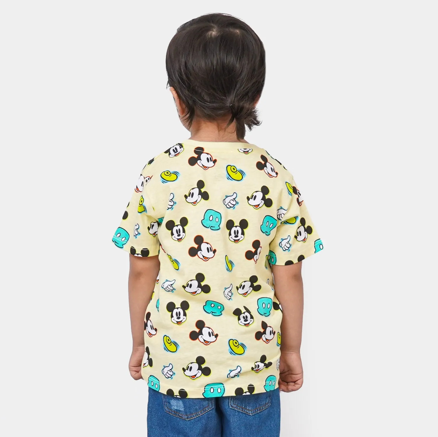 Boys T-Shirt Character | Light Yellow