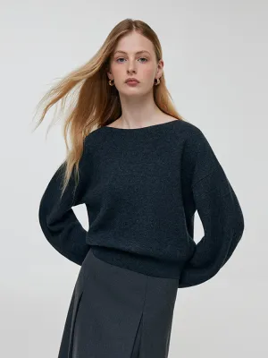 Cashmere Drop Shoulder Women Sweater