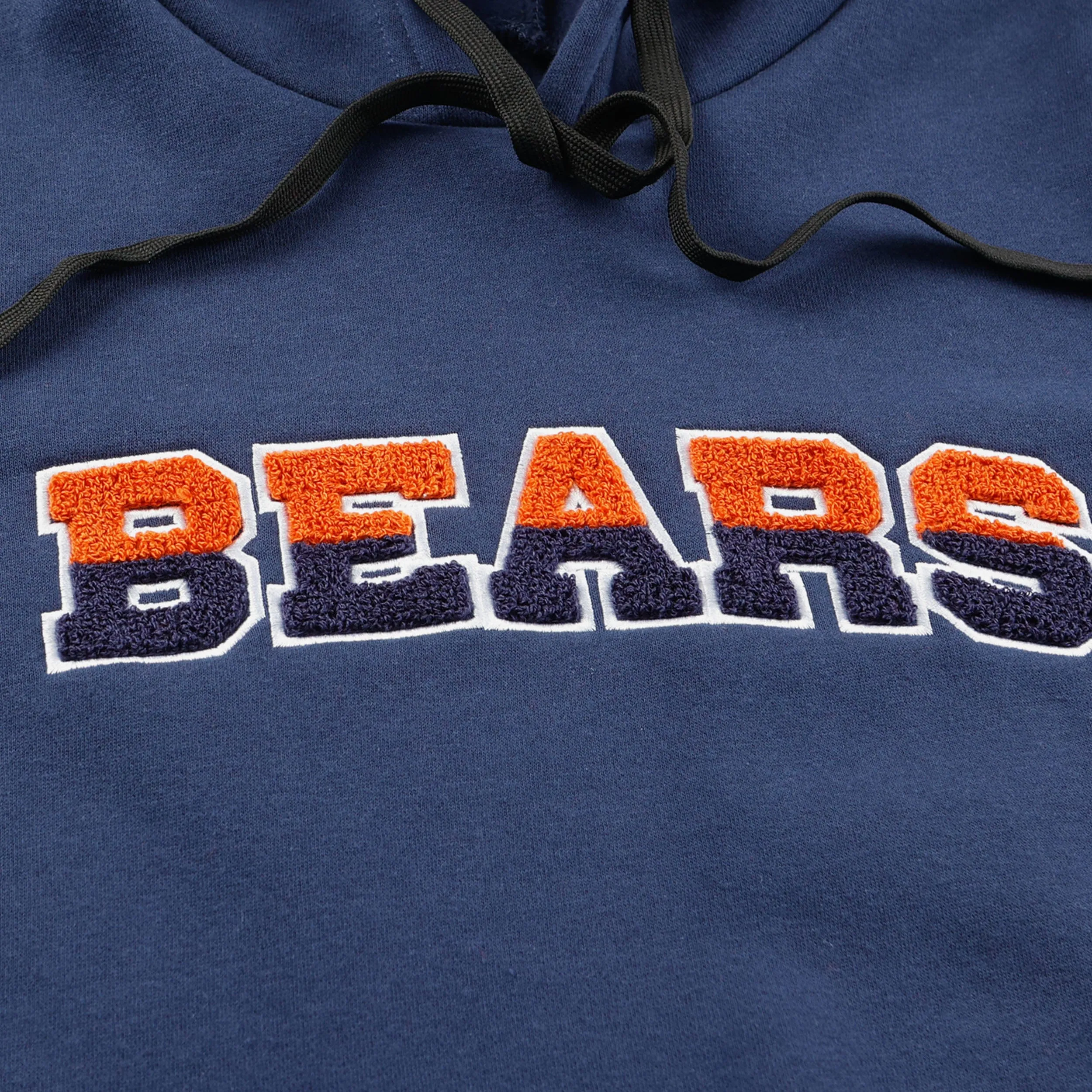 Chicago Bears Womens Cropped Chenille Hoodie