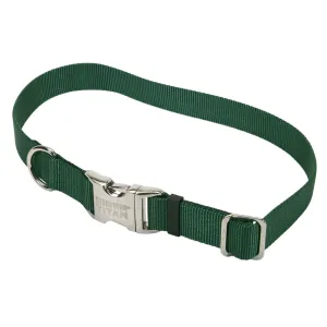 Coastal Adjustable Nylon Collar with Metal Buckle Large Hunter