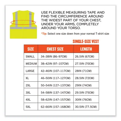 Glowear 8215ba-s Single Size Class 2 Economy Breakaway Mesh Vest, Polyester, X-small, Lime, Ships In 1-3 Business Days