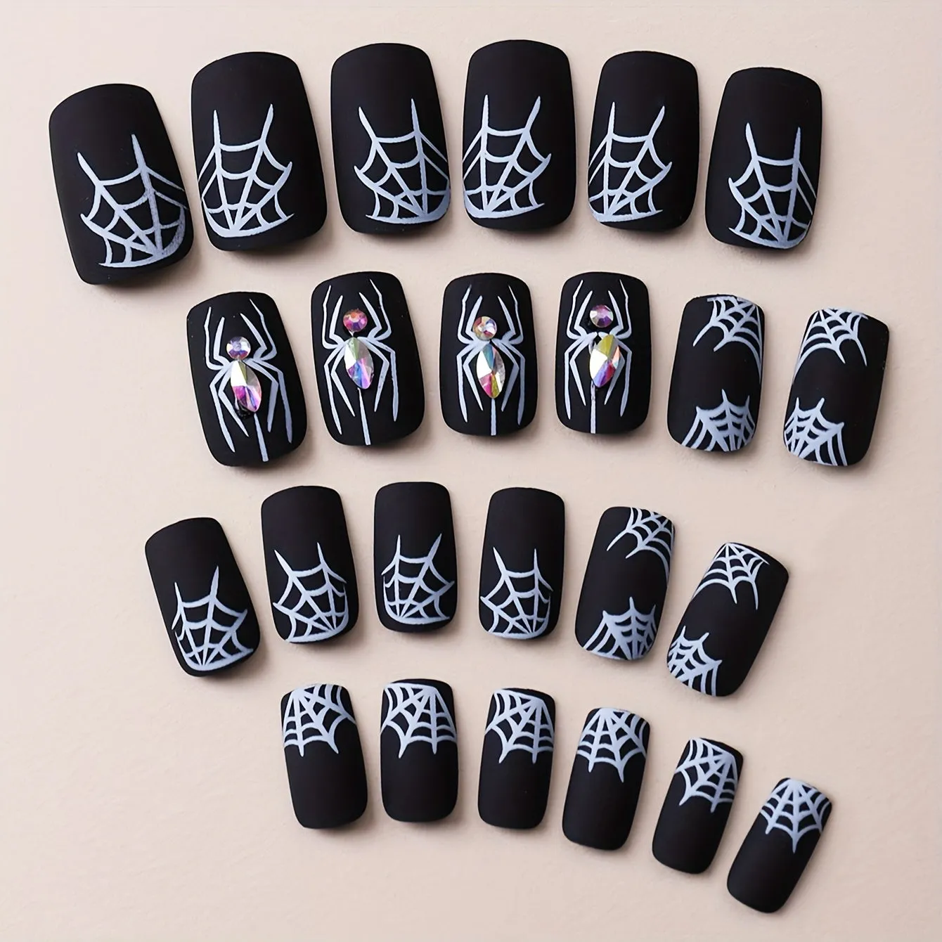 Hauntingly Chic Halloween Nail Art