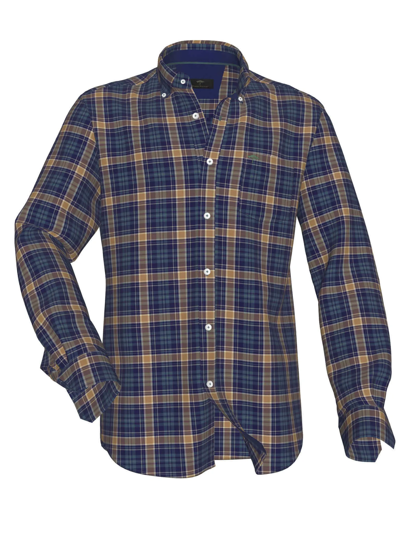 Heavy Flannel Button Down Checked Shirt