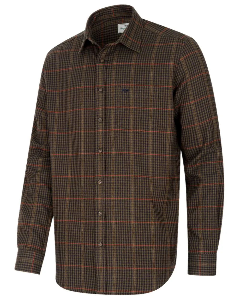 Hoggs of Fife Harris Cotton Twill Check Shirt