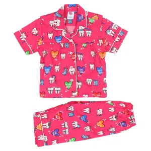 Infant Girls Woven Night Sweet Tooth - Pink