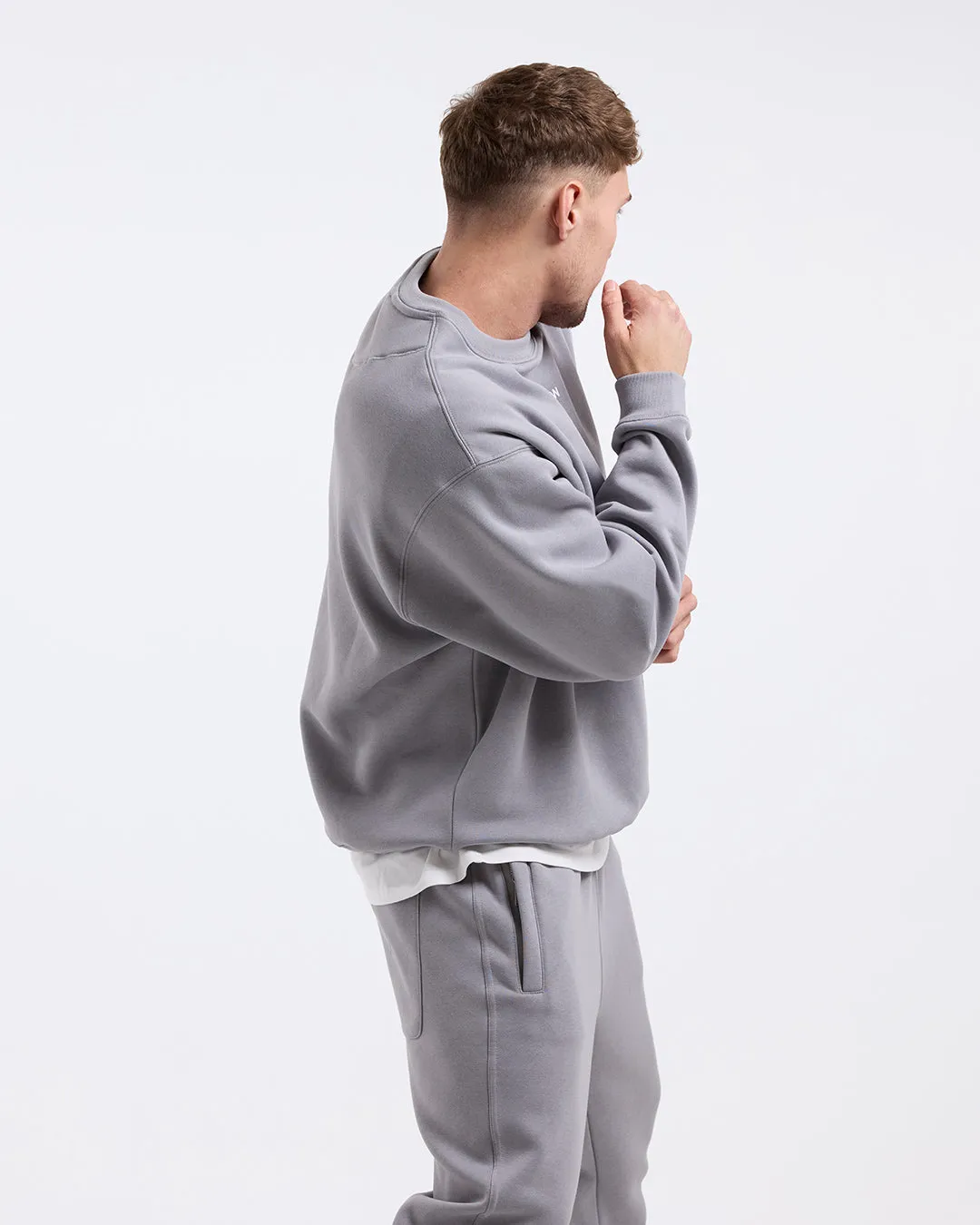 Johnson Oversized Sweatshirt - Grey