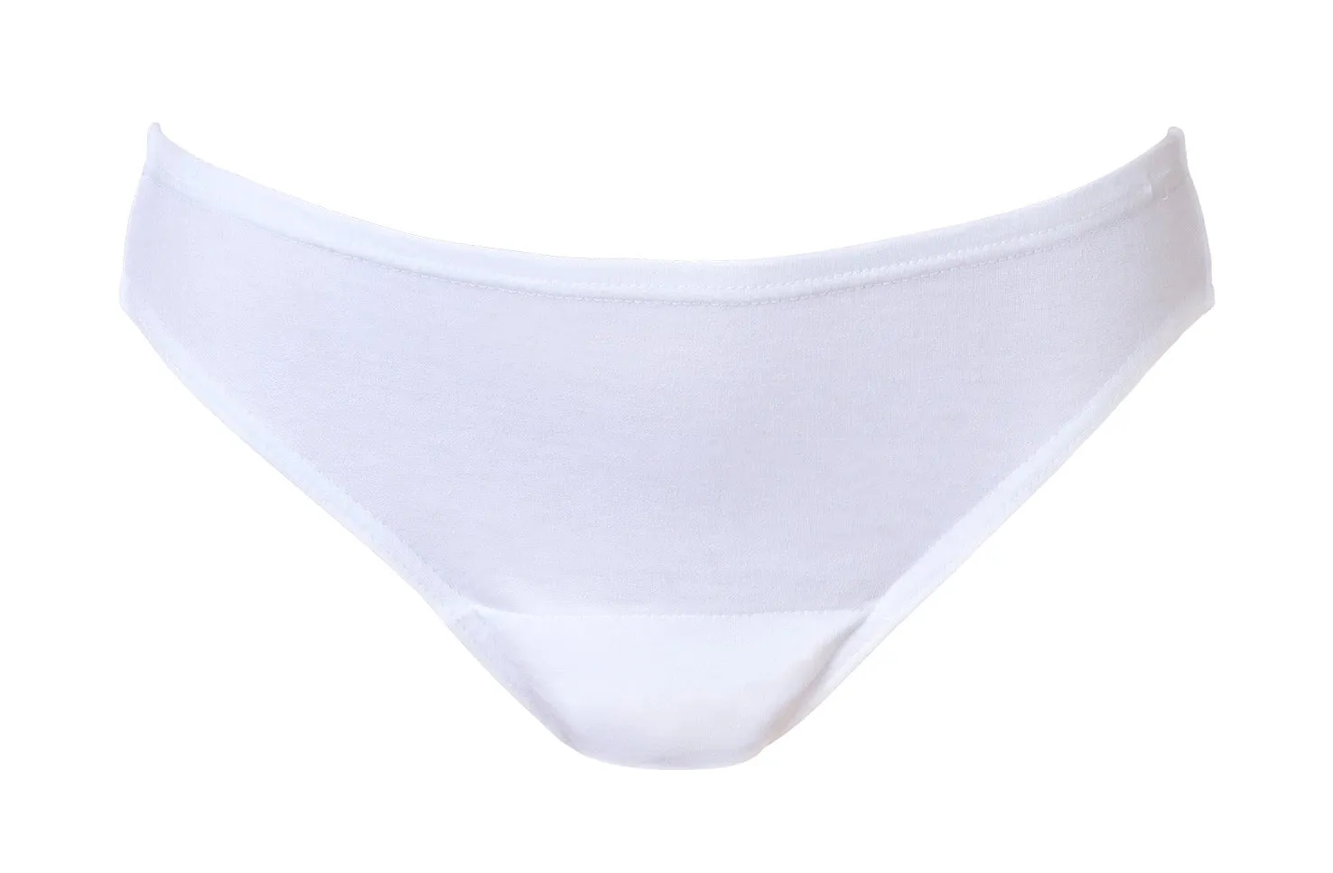 LADIES EVERYDAY ACTIVE HIPSTER BRIEFS (WHITE)