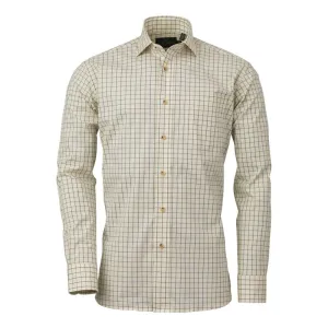 Laksen Nick Mens Shooting Shirt - Brownie/Cornflower