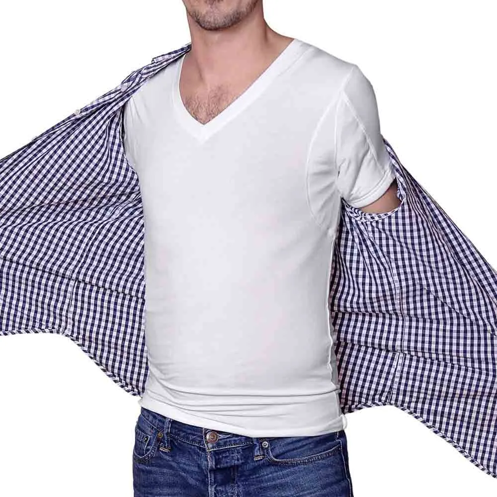 Men's Sweat Proof Undershirt (V-Neck)