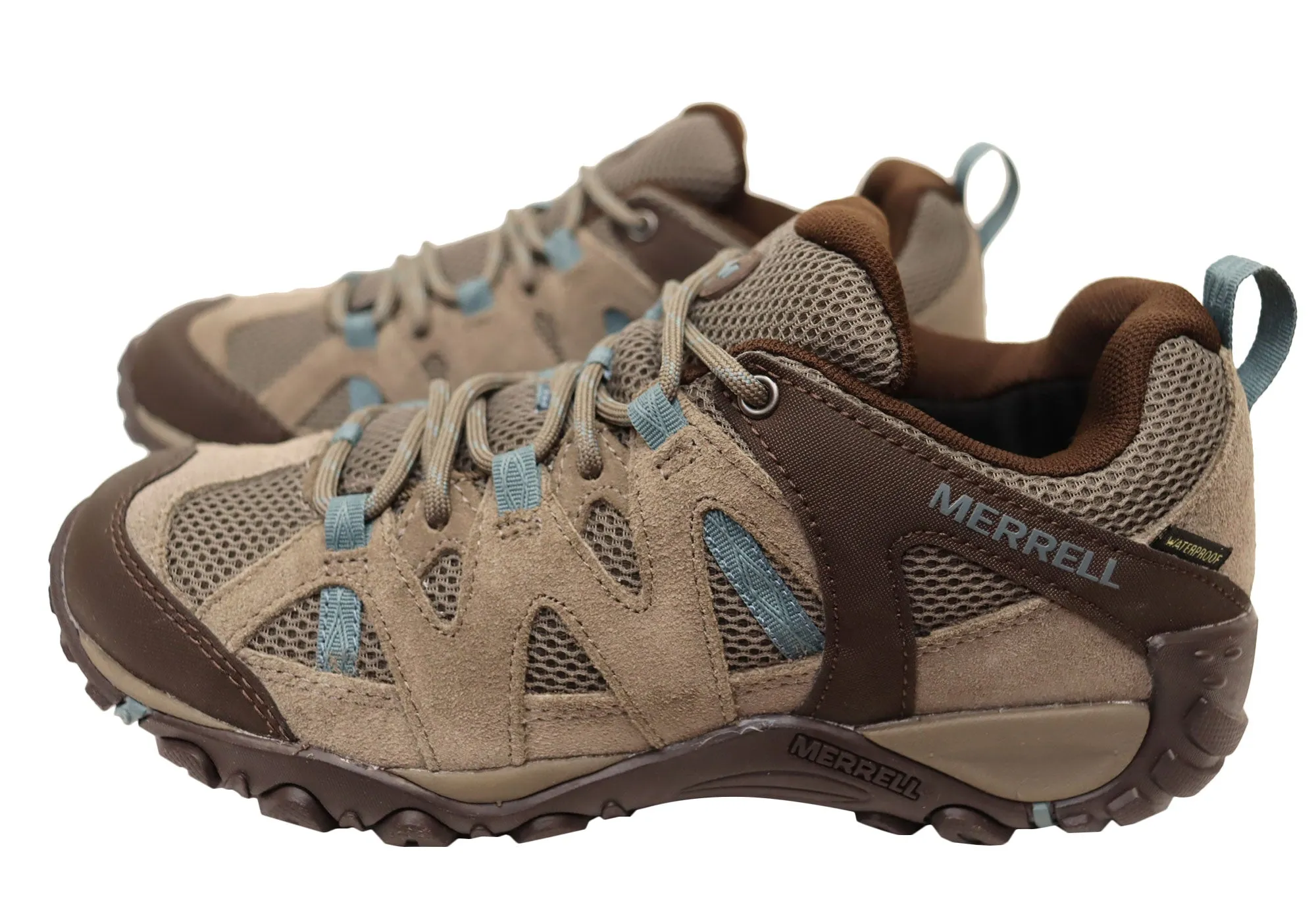 Merrell Womens Deverta 2 Waterproof Comfortable Leather Hiking Shoes