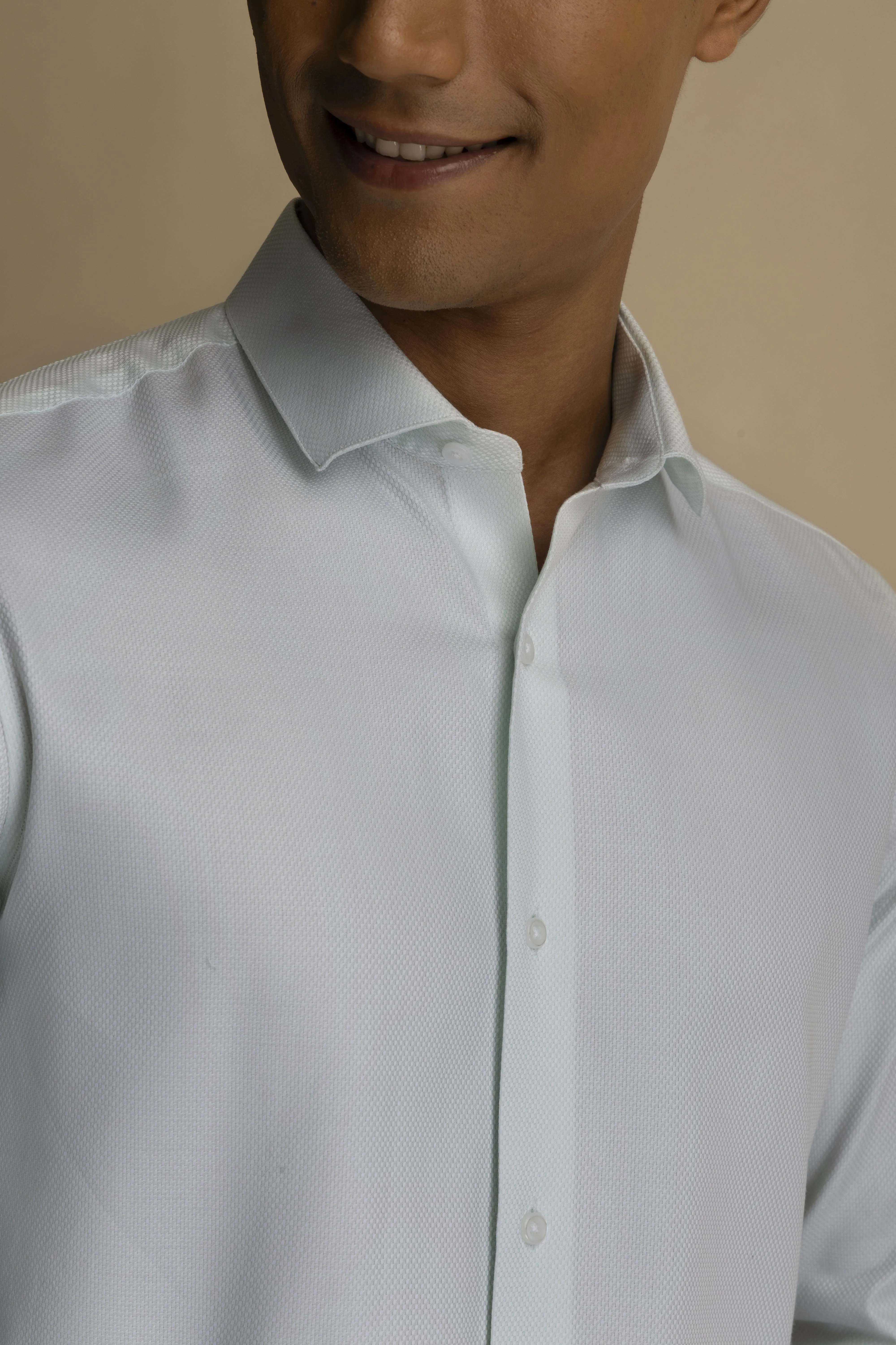 Pale Mint Micro Dot Shirt EOSS