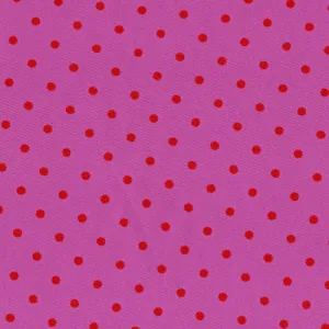 Pink/Red | 1/8 Dot Polyester/Lycra Swimwear Print - SKU 4931 #S27