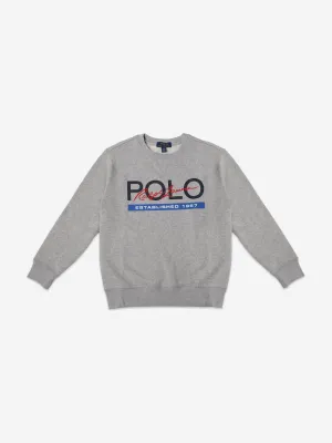 Ralph Lauren Boys Sweater - Cotton Logo Sweater