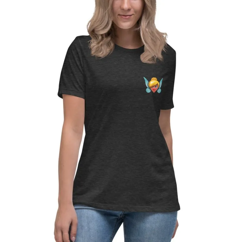 S&B Fairy Heart Casual Half Sleeves T-shirts for Women's | Casual Women's T-shirts | Women's Half Sleeve Tees