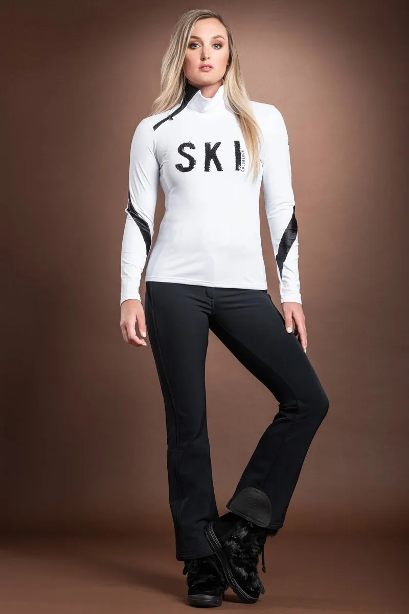 Ski Print Sequin Base Layer