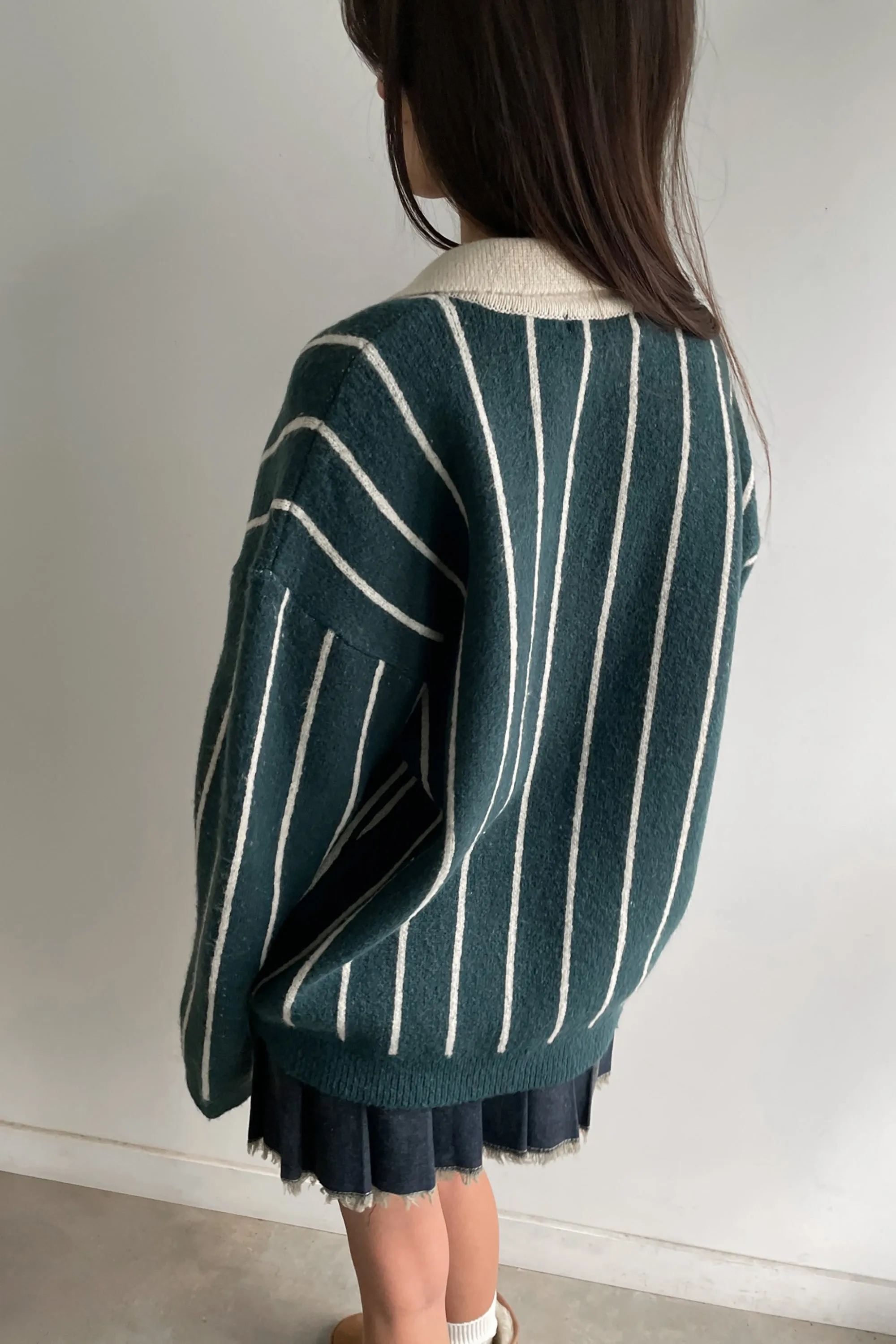 STRIPED RUGBY SWEATER