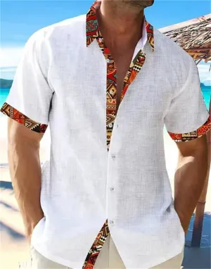 Summer Style Essentials: Premium African Beach Shirts for Men – Classic Comfort in Plus Sizes