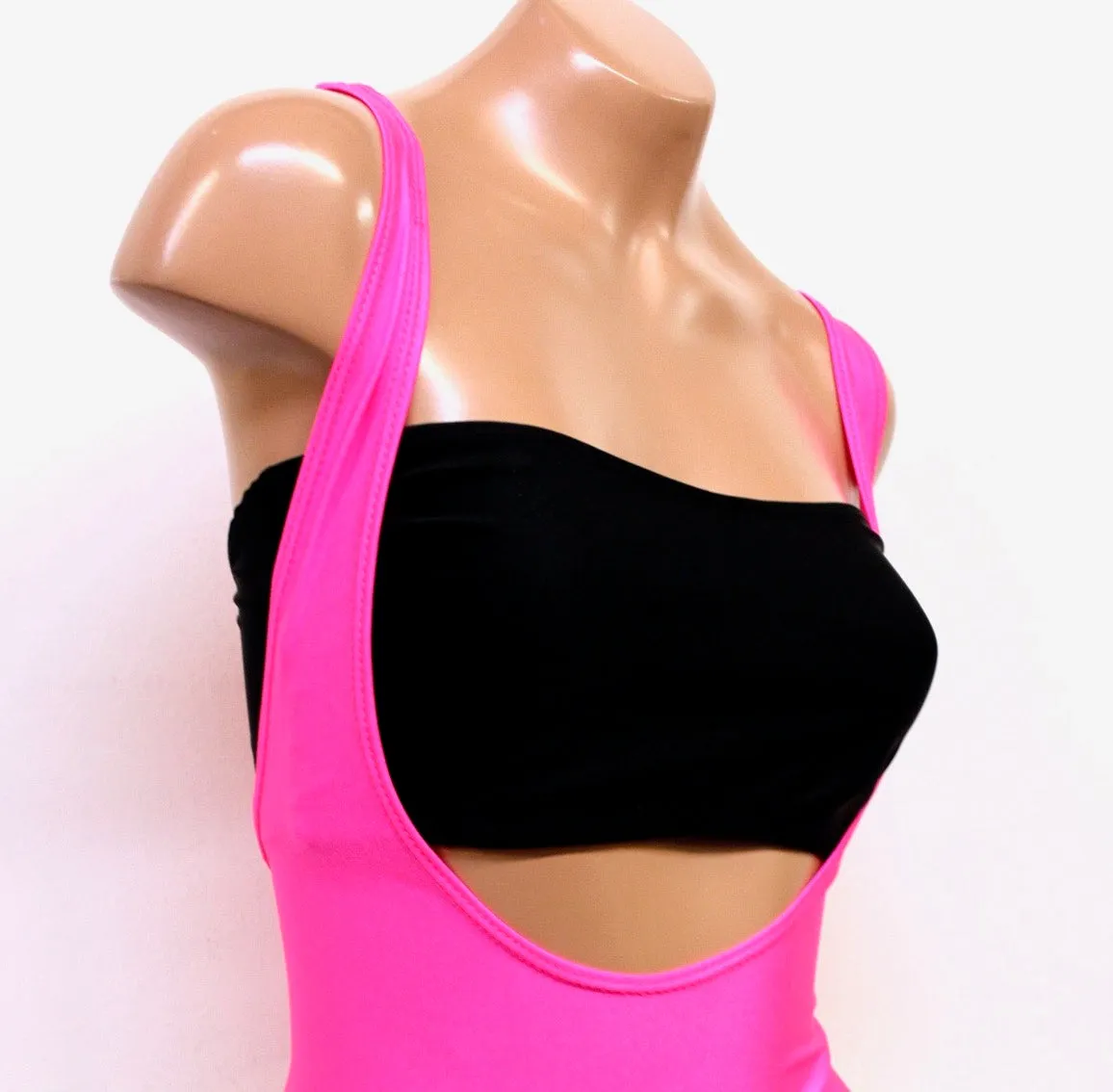 Swim Bandeau Top in Black