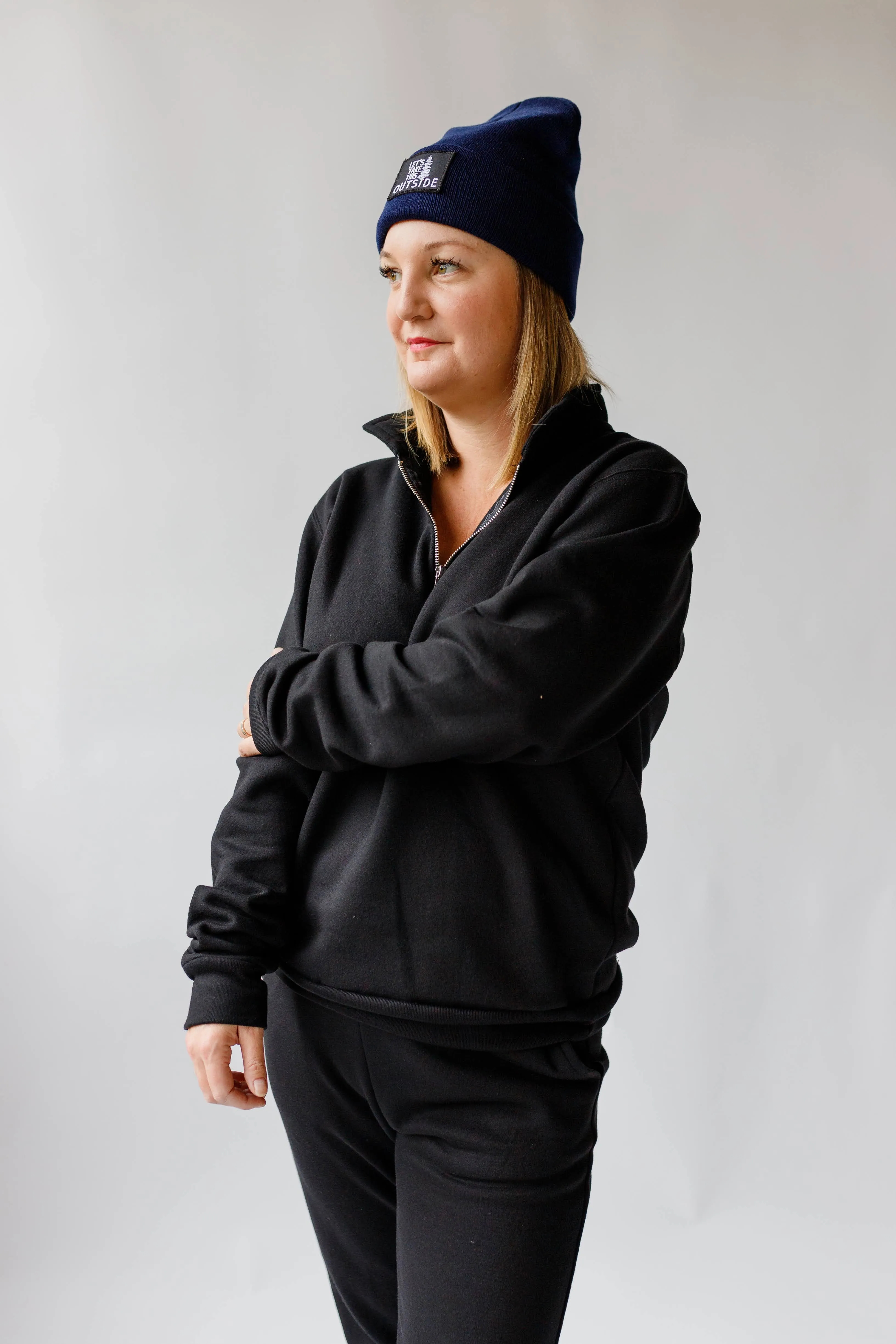 The Everyday Basics ~ Unisex 1/4 Zip Up Pullovers