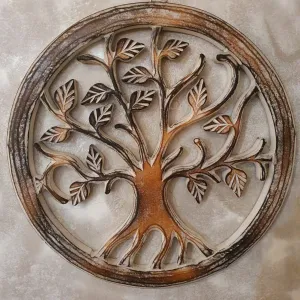 Tree Of Life Wooden Wall Hanging Decor