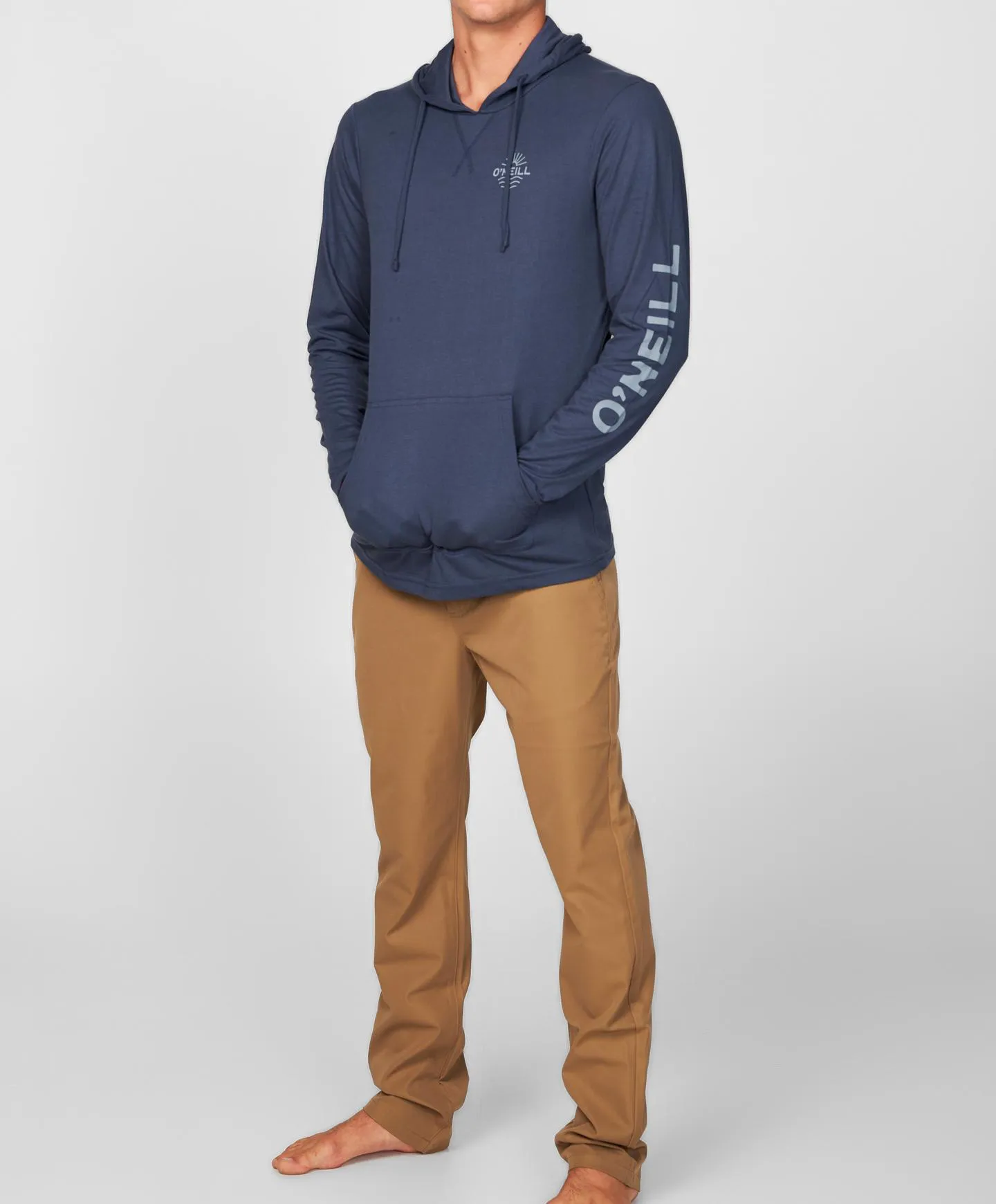 TRVLR Holm Snap Pullover Hoodie - Navy