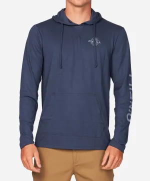 TRVLR Holm Snap Pullover Hoodie - Navy