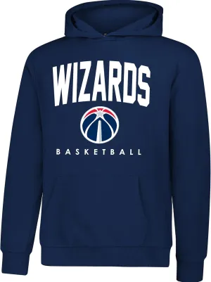 Ultra Game NBA Official Youth Super Soft Teamster Hoodie Sweatshirt, Washington Wizards, Team Color|Washington Wizards