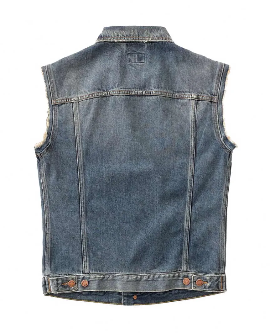 Willy Vest Shimmering Indigo Denim