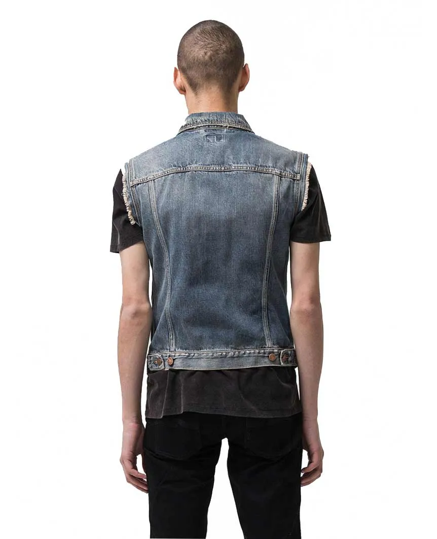 Willy Vest Shimmering Indigo Denim