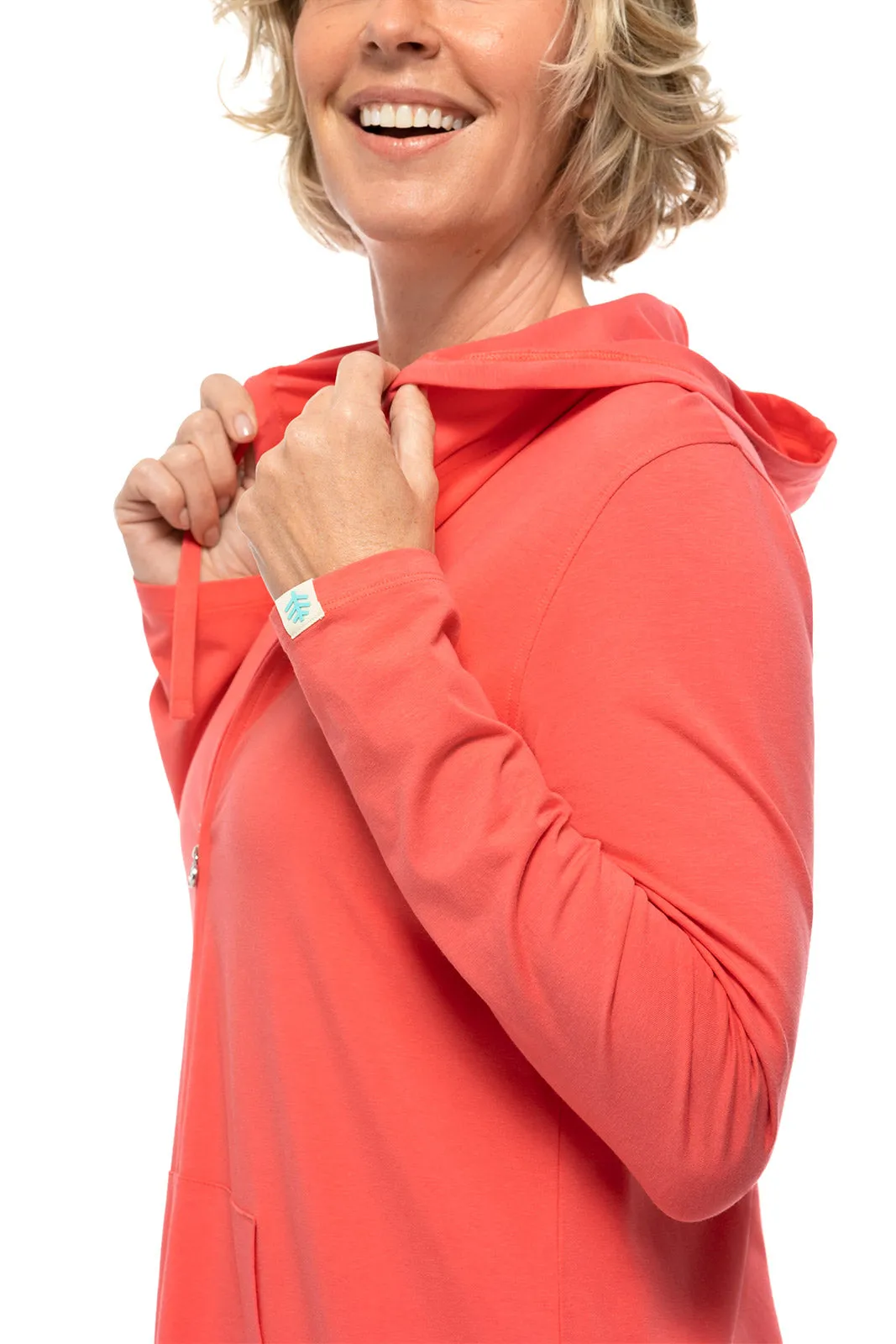 Women's Cabana Hoodie | Vivid Coral