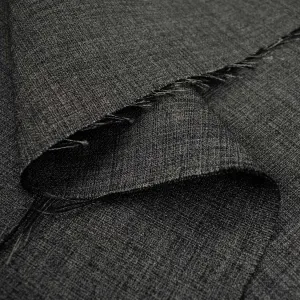 Wool Suiting Extra Heavy Weight Design-14 Grey Stiff